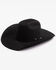 Image #1 - Larry Mahan Genoa 6X Felt Cowboy Hat, Black, hi-res