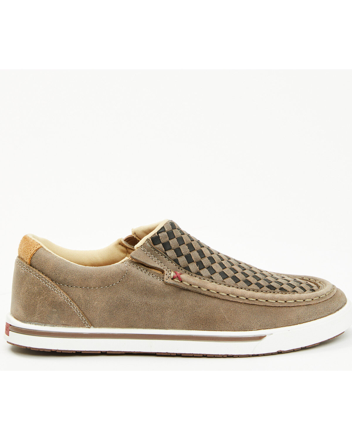 Image #2 - Twisted X Women's Slip-On Kicks Casual Shoes - Moc Toe, Taupe, hi-res