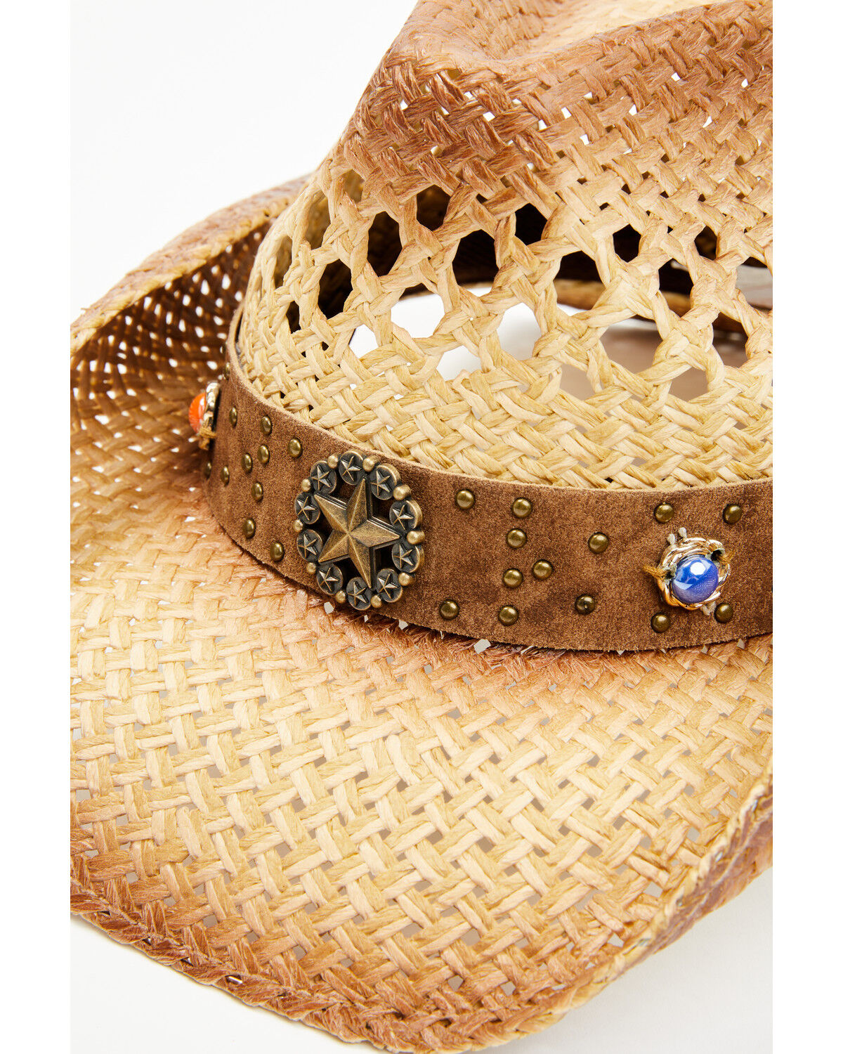 Image #2 - Shyanne Women's Skyler Straw Cowboy Hat, Natural, hi-res