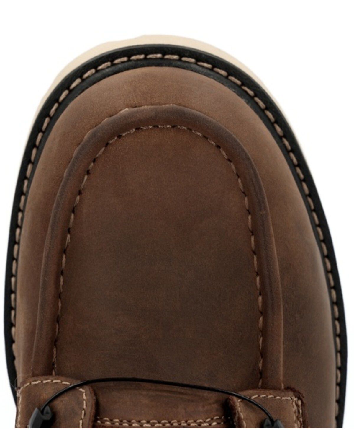 Image #6 - Georgia Men's 6" Carbon Flex Wedge BOA Electrical Moc Work Boots - Carbon Toe, Brown, hi-res