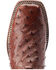 Image #4 - Ariat Men's Broncy Exotic Full Quill Ostrich Western Boots - Broad Square Toe, Brown, hi-res
