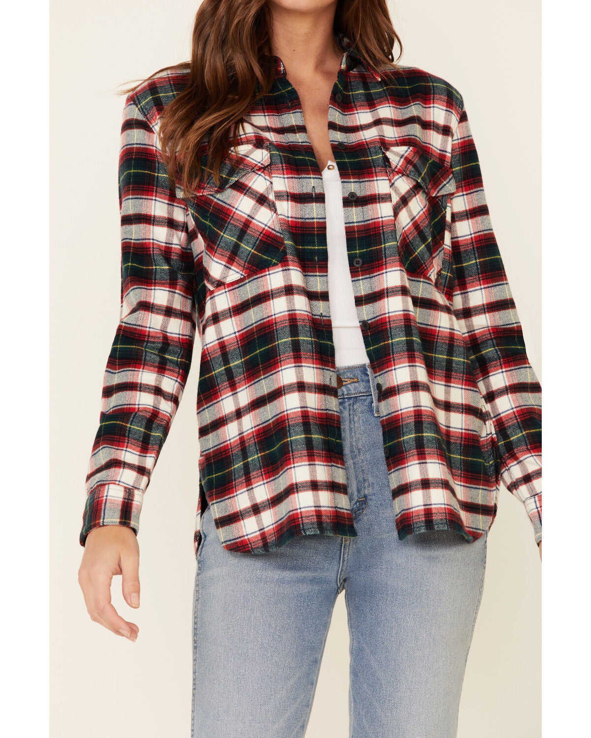 Pendleton Women's Plaid Elbow Patch 