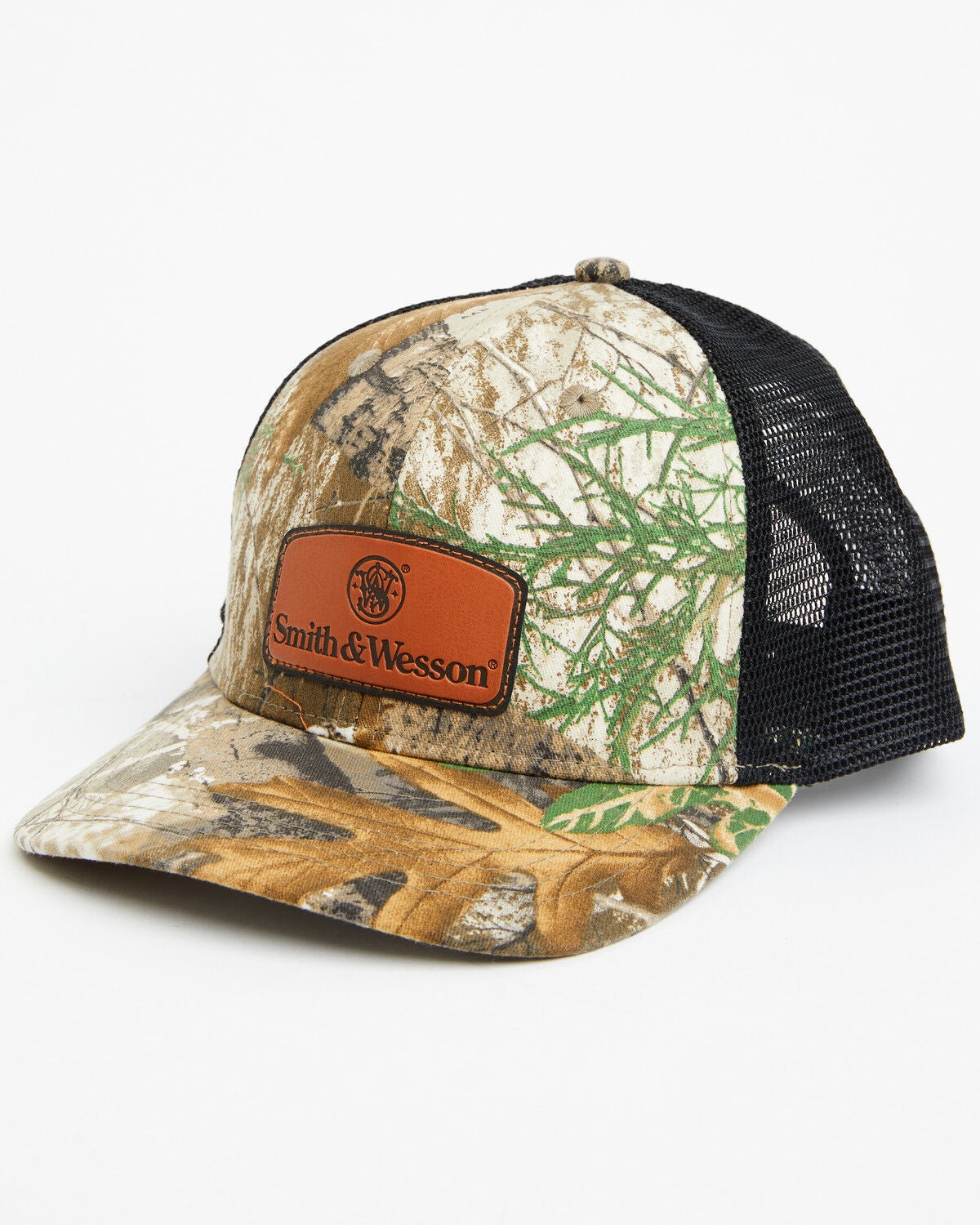 Image #1 - Smith & Wesson Men's RealTree Edge Ball Cap, Camouflage, hi-res