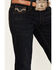 Image #2 - Rock & Roll Denim Men's Boot Barn Exclusive Pistol Dark Wash Stackable Straight Reflex Stretch Denim Jeans, Dark Wash, hi-res