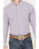 Image #3 - Ariat Men's Meir Plaid Print Classic Fit Long Sleeve Button Down Western Shirt, Purple, hi-res