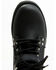 Image #6 - Ad Tec Women's 6" Lace Zipper Biker Boots - Soft Toe, Black, hi-res