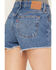Levi's Premium Women's Medium Wash High Rise Oxnard Audio Denim Shorts, Medium Wash, hi-res