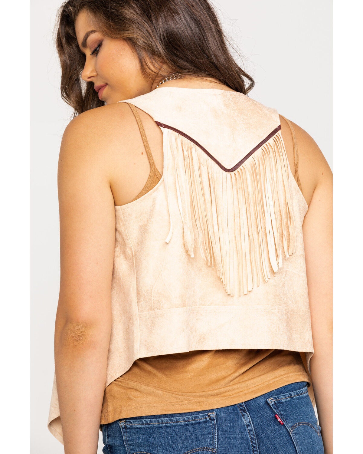 fringe vest womens