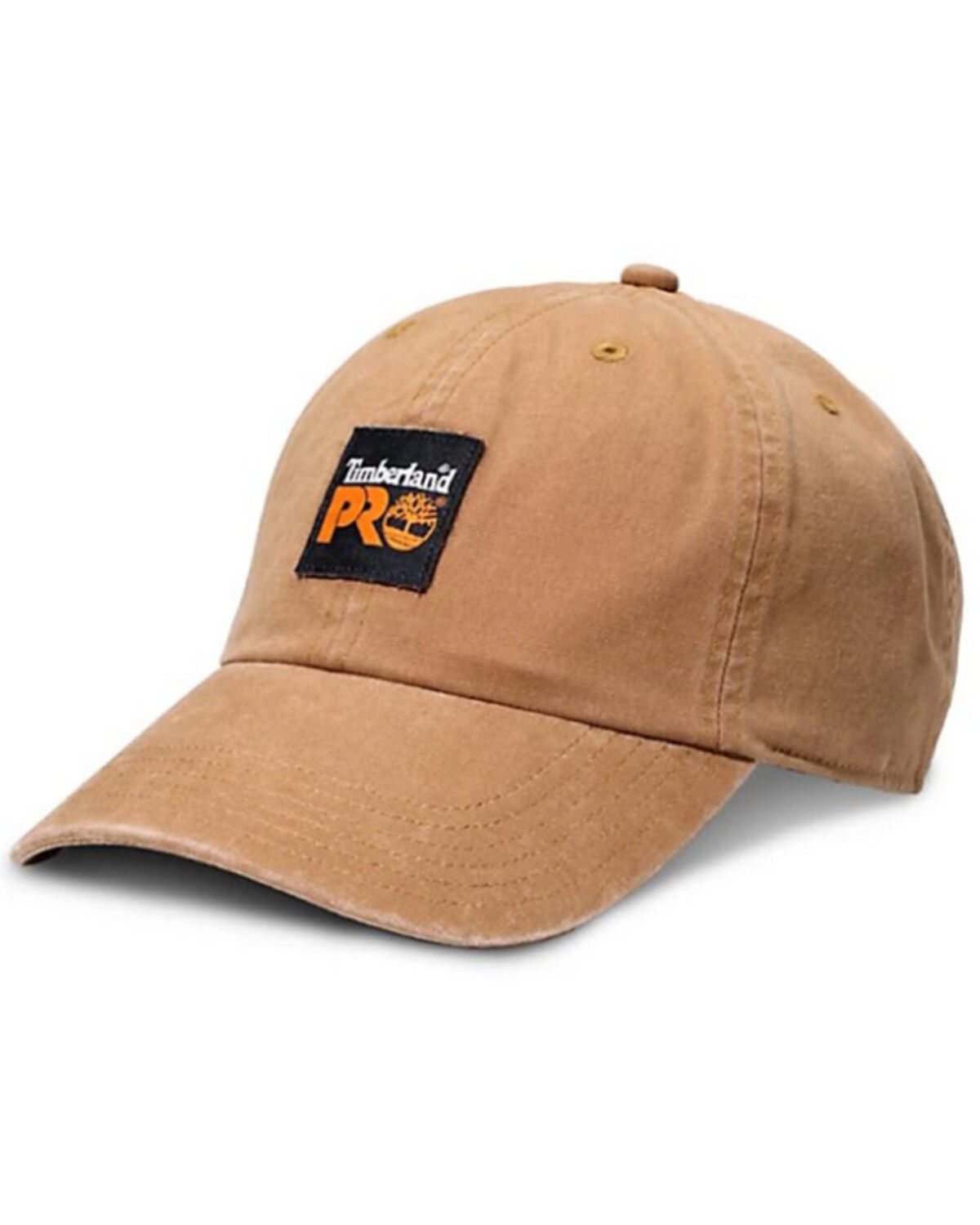 Image #1 - Timberland PRO Men's Woven-Logo Patch Solid Ball Cap, Wheat, hi-res