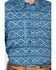 Image #3 - Ariat Men's VentTEK Geo Print Classic Fit Short Sleeve Shirt, Blue, hi-res