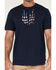 Image #3 - Hawx Men's Patriotic Claw Graphic Work T-Shirt, Navy, hi-res