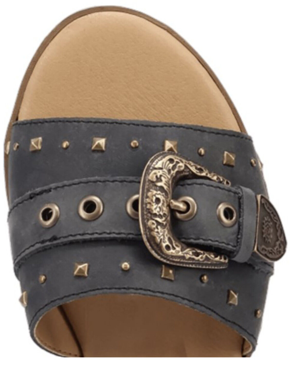Image #6 - Dingo Women's Lariat Sandals, Black, hi-res