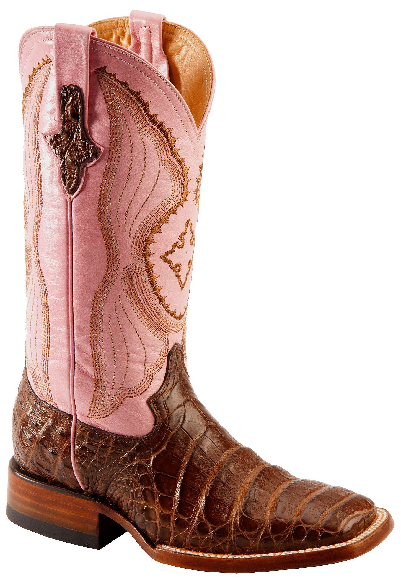 Women's caiman cowboy boots