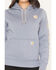 Image #3 - Carhartt Women's Relaxed Fit Midweight Logo Sleeve Graphic Hoodie, Navy, hi-res