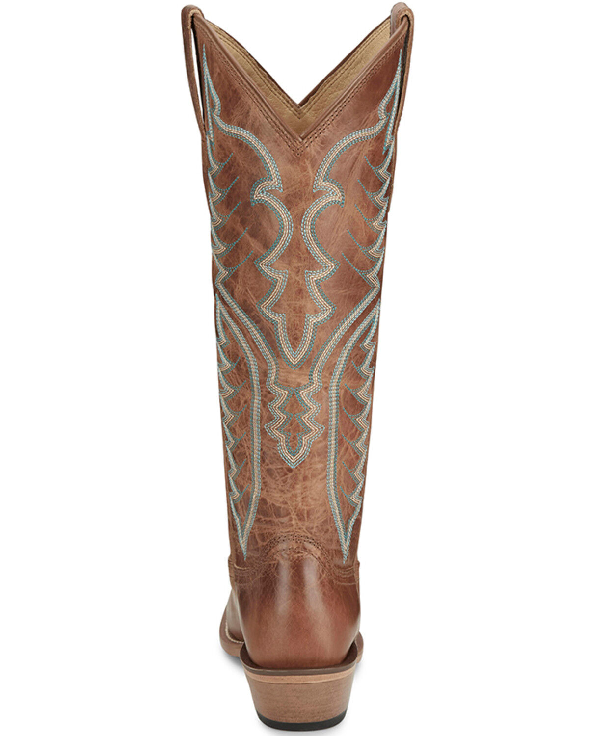 Image #5 - Justin Women's Evelyn Tall Western Boots - Snip Toe, Brown, hi-res