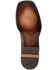 Image #5 - Ariat Men's Badlands Exotic Ostrich Western Boots - Broad Square Toe, Brown, hi-res