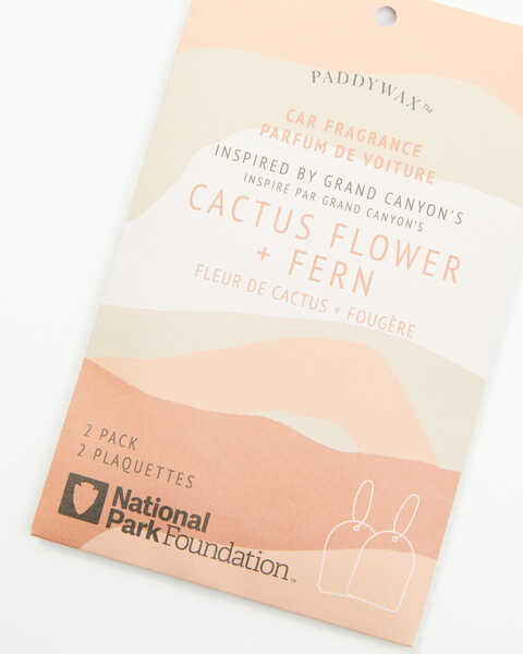 Image #1 - Paddywax Cactus Flower + Fern Yellowstone Parks Car Fragrance - 2 Pack , No Color, hi-res