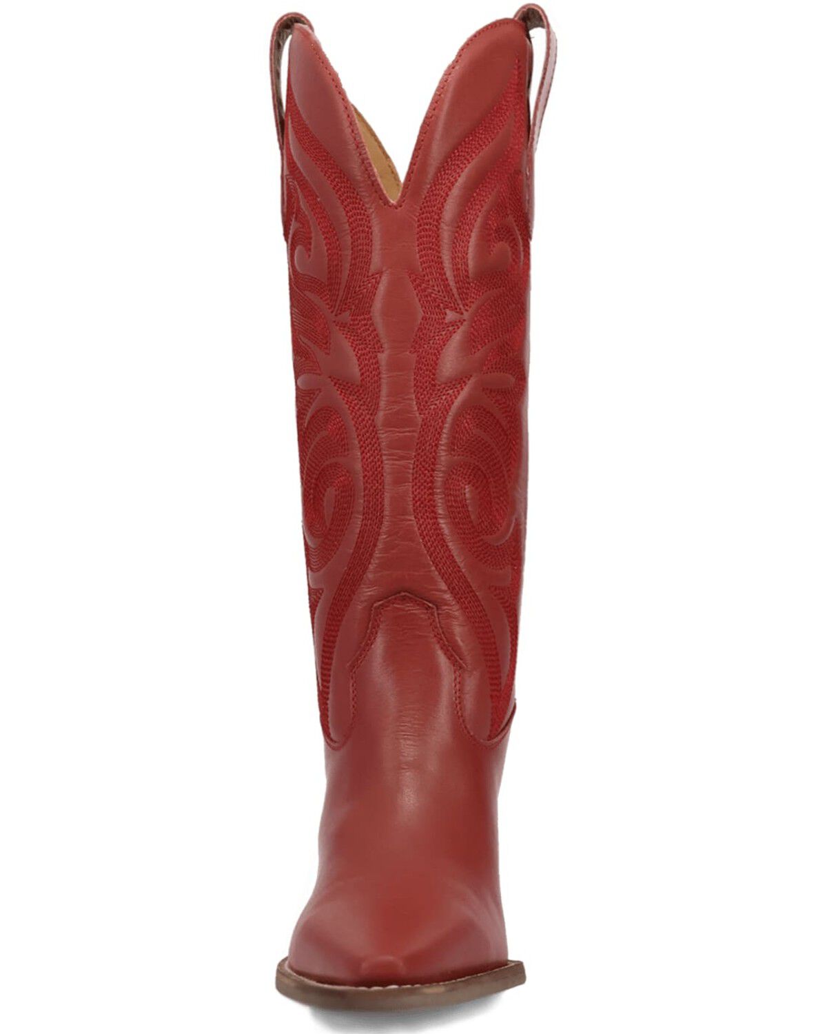 Image #6 - Dingo Women's Hensley Tall Western Boots - Round Toe, Red, hi-res
