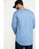 Image #2 - Hawx Men's FR Logo Long Sleeve Work T-Shirt - Big & Tall, Blue, hi-res