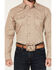 Image #3 - Blue Ranchwear Men's Harrison Geo Print Long Sleeve Snap Western Shirt, Wheat, hi-res
