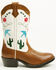Image #2 - Shyanne Girls' Sadie Western Boots - Round Toe, Brown, hi-res