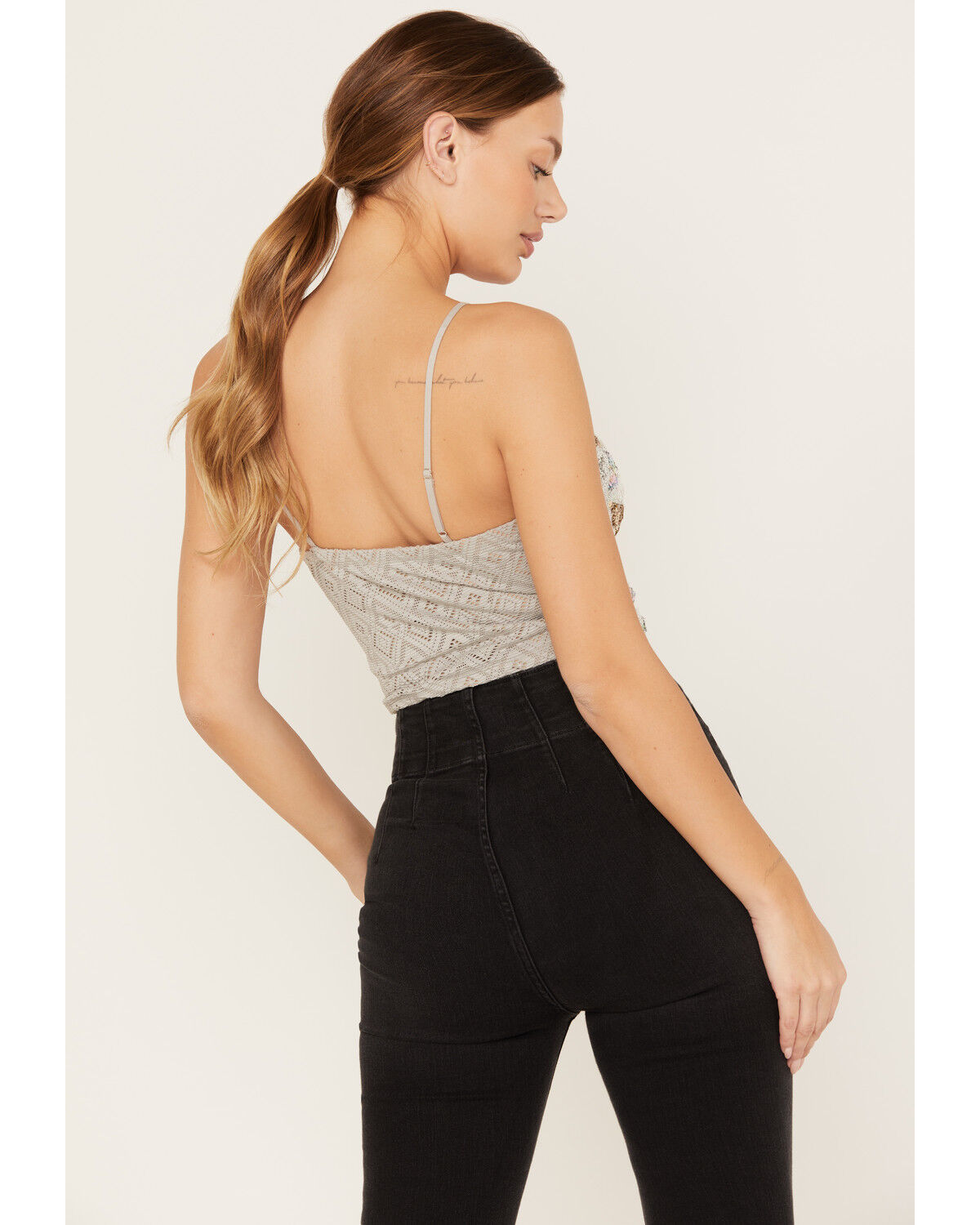 Image #4 - Miss Me Women's Sequin Cropped Tank Top, , hi-res