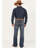 Image #2 - Cody James Men's Stonewall Dark Wash Slim Bootcut Stretch Denim Jeans, Dark Medium Wash, hi-res