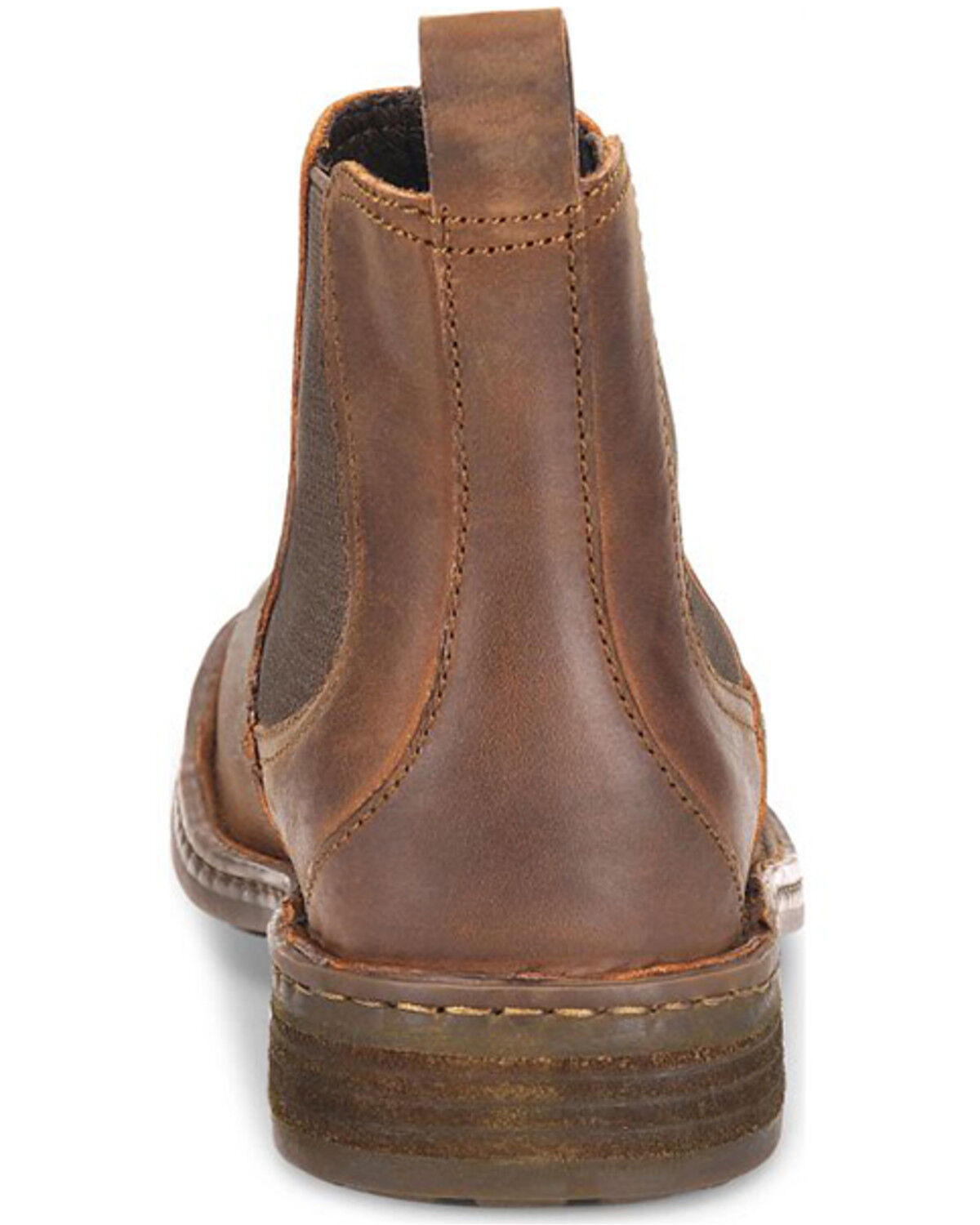 Image #5 - Born Men's Hemlock Chelsea Boots - Broad Square Toe, Brown, hi-res