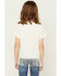 Image #4 - Shyanne Girls' Maisie Spotted Horse Fringe Short Sleeve Graphic Tee, Cream, hi-res