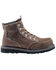 Avenger Men's 7607 Wedge Mid 6" Waterproof Lace-Up Work Boot - Soft Toe, Brown, hi-res