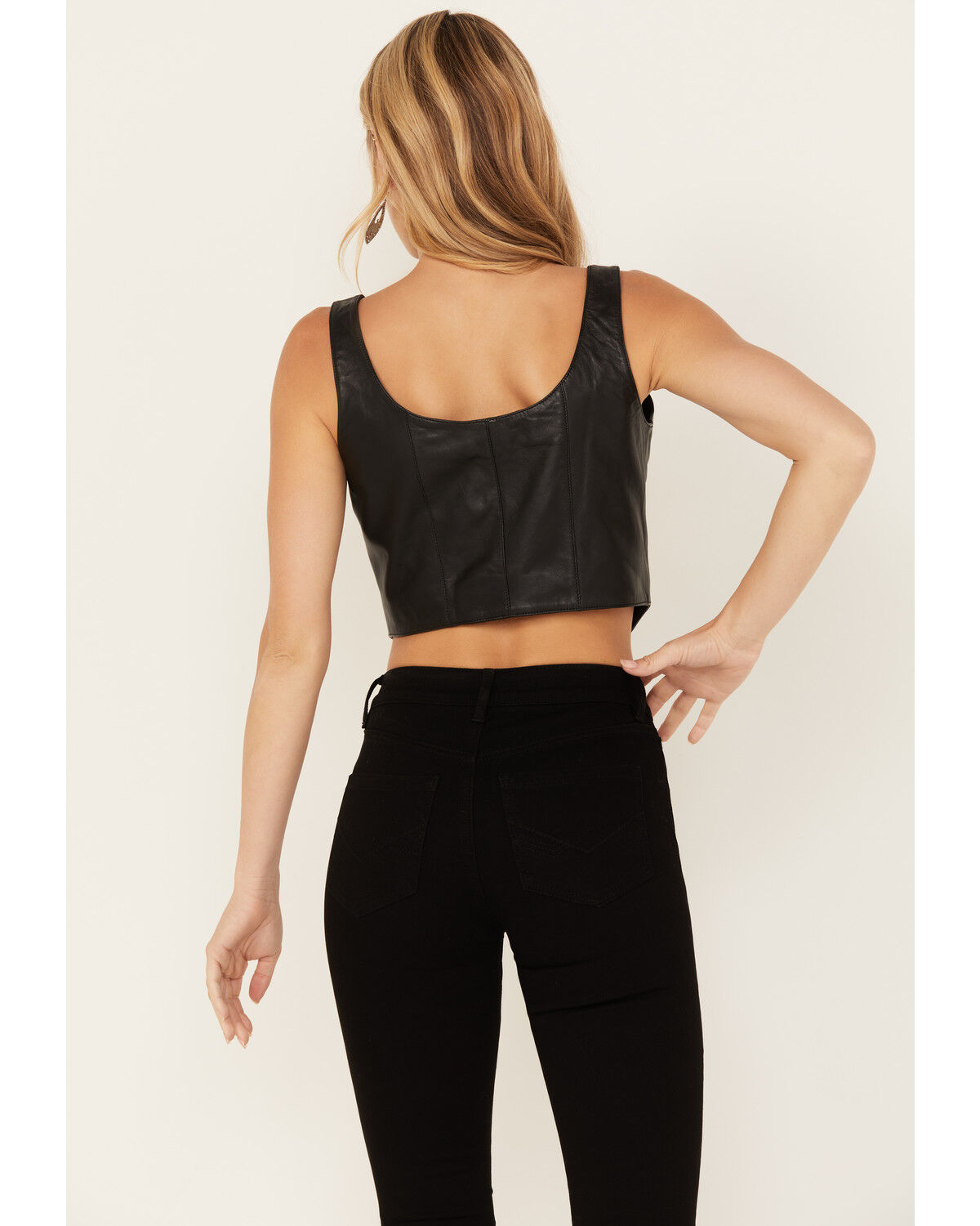 Image #5 - Idyllwind Women's Jasper Leather Bustier, Black, hi-res