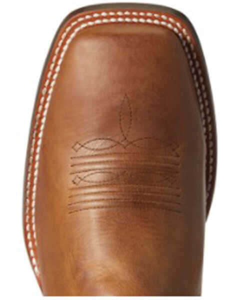 Image #4 - Ariat Men's Circuit Greeley Western Performance Boots - Broad Square Toe, Brown, hi-res