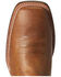 Ariat Men's Circuit Greeley Western Performance Boots - Broad Square Toe, Brown, hi-res