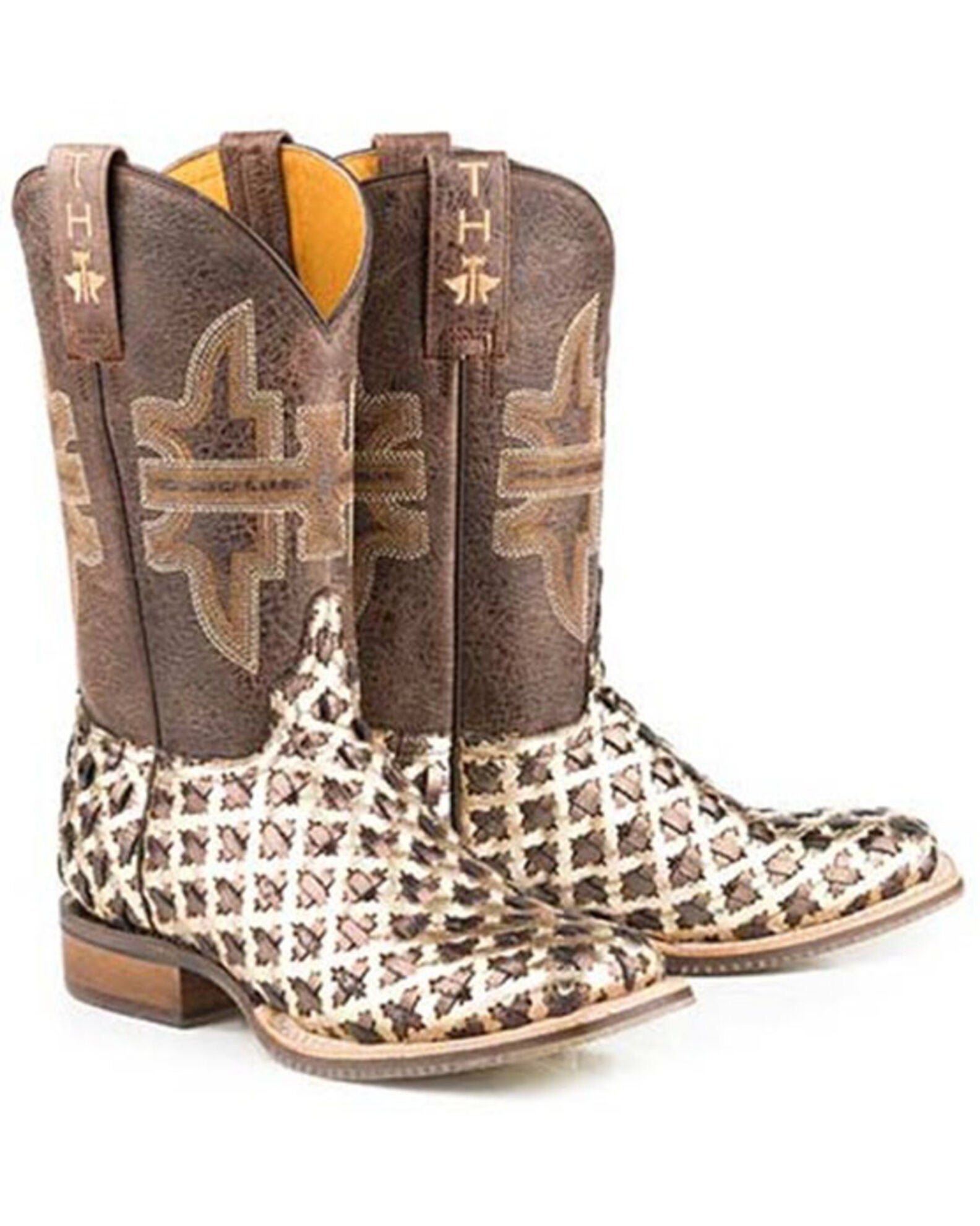 Product Name: Tin Haul Women's 3D Cross Western Boots - Broad Square Toe