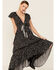 Beyond The Radar Women's Polka Dot Picnic Midi Dress , Black, hi-res