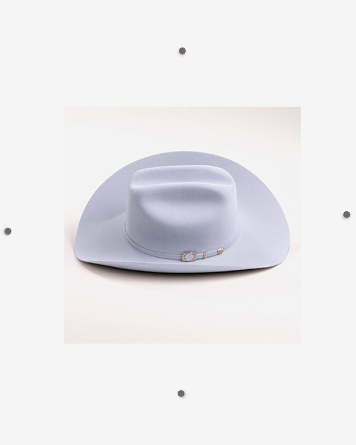 Image #2 - Larry Mahan Independencia 100X Felt Cowboy Hat, Silver, hi-res