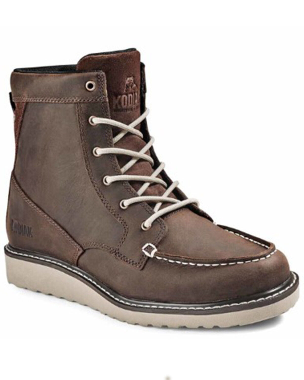 Image #1 - Kodiak Women's 6" Whitton Work Boots - Soft Toe, Dark Brown, hi-res