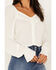 Image #3 - Idyllwind Women's Swiss Dot Lace Poet Blouse, Ivory, hi-res