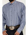 Image #3 - George Strait by Wrangler Men's Striped Long Sleeve Button-Down Western Shirt - Tall, Blue, hi-res