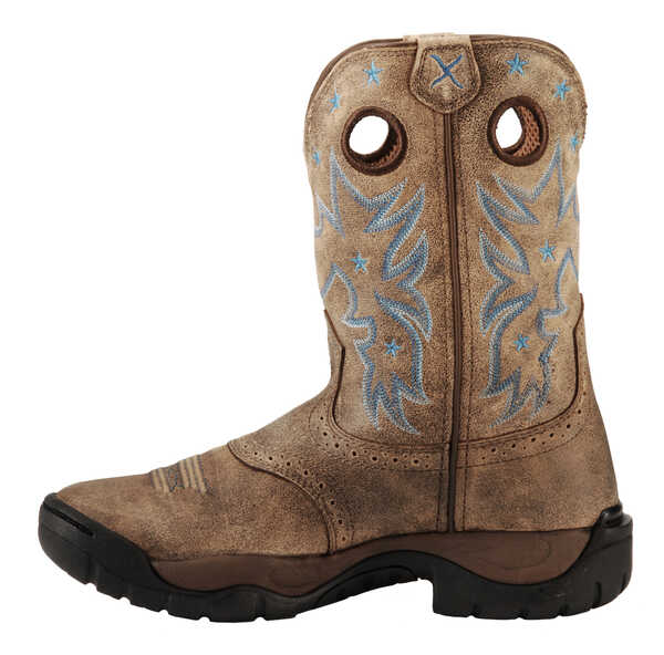 Image #4 - Twisted X Women's Distressed All Around Barn Boot - Round Toe, Bomber, hi-res