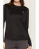 Image #3 - Carhartt Women's Force&reg; Sun Defender Logo Relaxed Fit Long Sleeve Graphic Tee, Black, hi-res