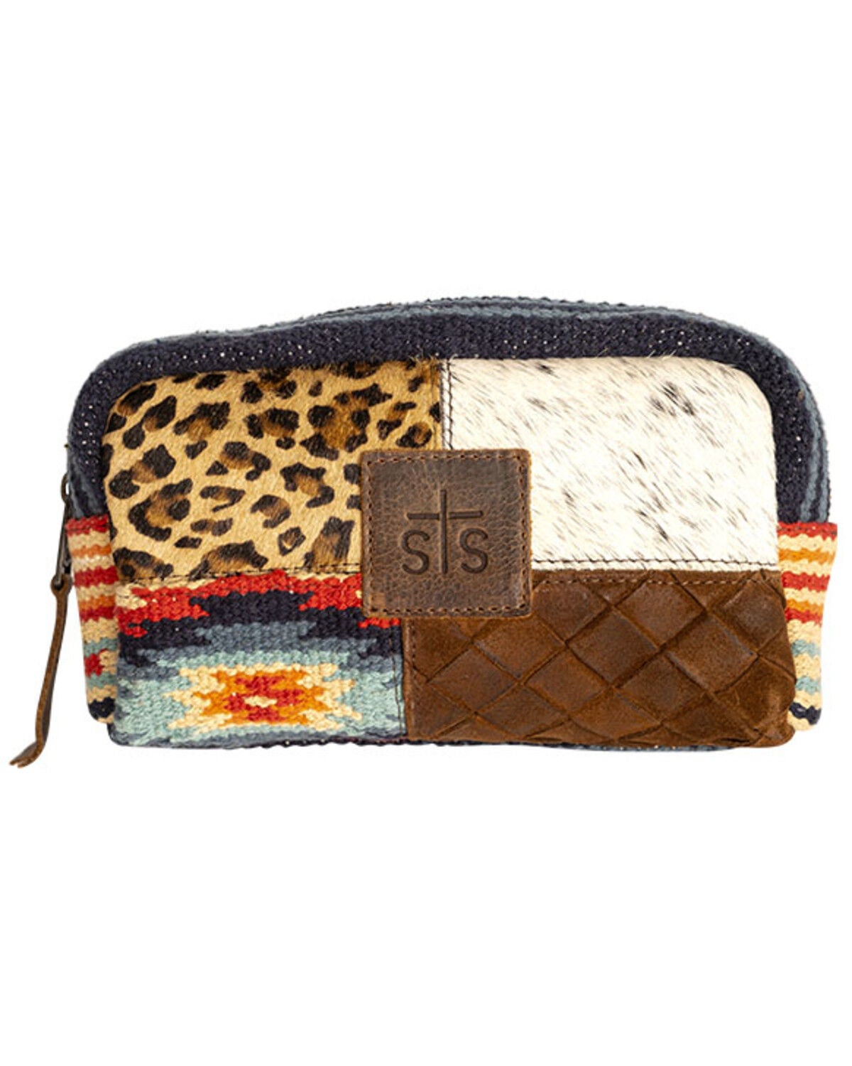 STS Ranchwear By Carroll Women's Chaynee Mountain Cosmetic Bag, Brown, hi-res