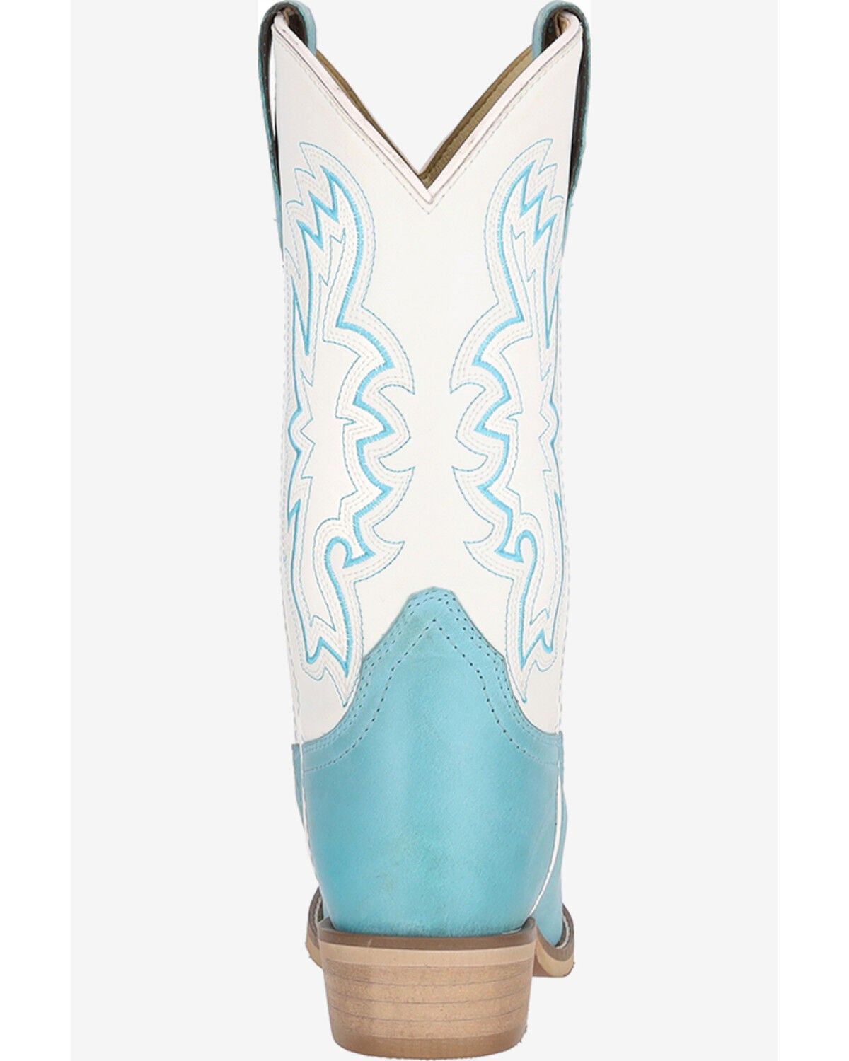 Image #4 - Smoky Mountain Girls' Wichita Western Boots - Square Toe, Light Blue, hi-res
