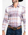 Image #4 - Scully Signature Soft Series Men's Large Plaid Snap Long Sleeve Western Shirt , Brown, hi-res