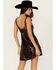 Image #4 - Free People Women's Disco Fever Mini Slip Dress, Black, hi-res