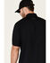 Image #4 - Ariat Men's Black Tek Solid Button Short Sleeve Western Shirt , Black, hi-res