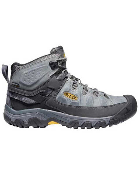 Keen Men's Magnet Targhee III Mid Waterproof Hiking Boot, Grey, hi-res