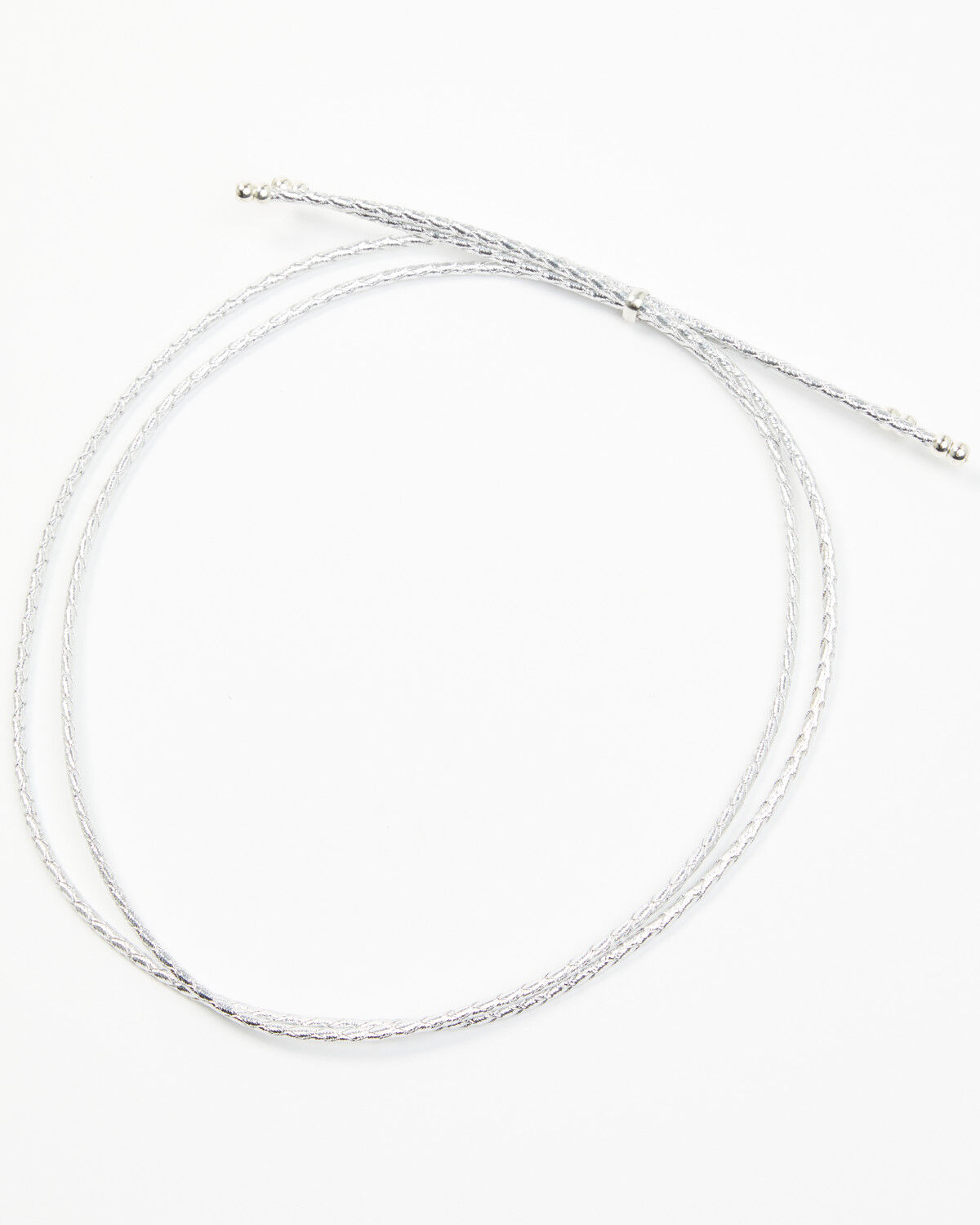 Image #3 - Austin Accent Corded Hat Band, Silver, hi-res