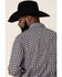 Image #4 - Stetson Men's Original Rugged Ombre Check Twill Plaid Long Sleeve Western Shirt, Burgundy, hi-res