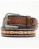 Image #1 - Cody James Men's Atwood Southwestern Inlay Belt, Dark Brown, hi-res